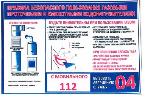 Запах газа на кухне