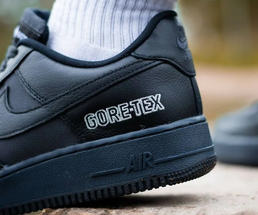 Nike Air Force 1 Gore-Tex. Nike Air Force 1 Gore-Tex Black. Найк АИР Форс гортекс. Nike Air 1 Gore Tex.