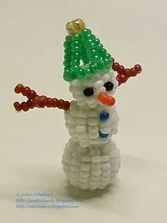Новогодние фигурки из бисера