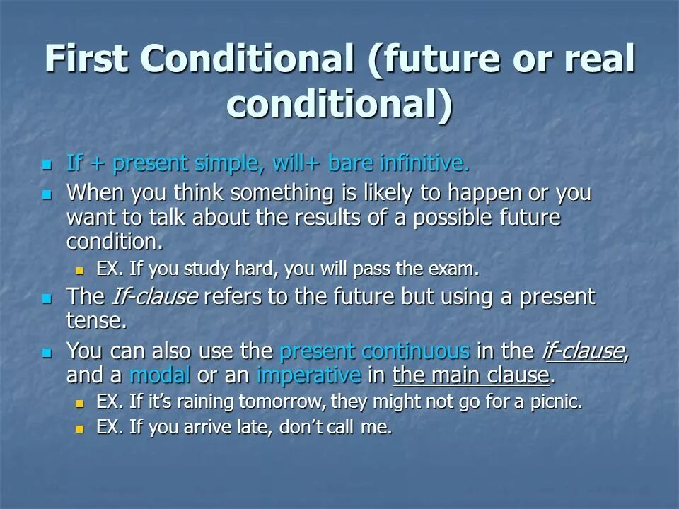 Future conditional. Present real conditional. Conditionals на будущее. Future real conditional. In conditions when