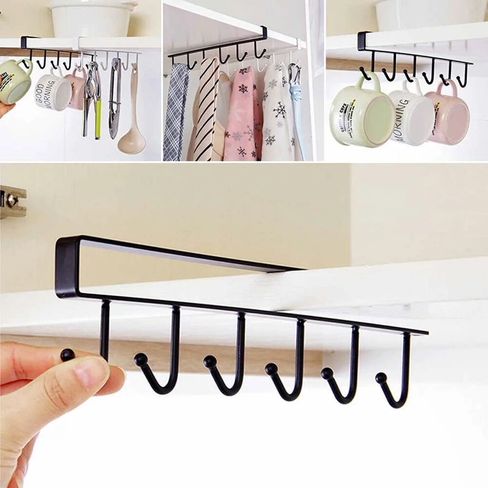 Повесить крючки. Вешалка-кухонная PN-672 Kitchen Storage Hook круг. Подвесные крючки для чашек кухонные. Полка подвесная на крючках. Полочка с крючками для кухни.