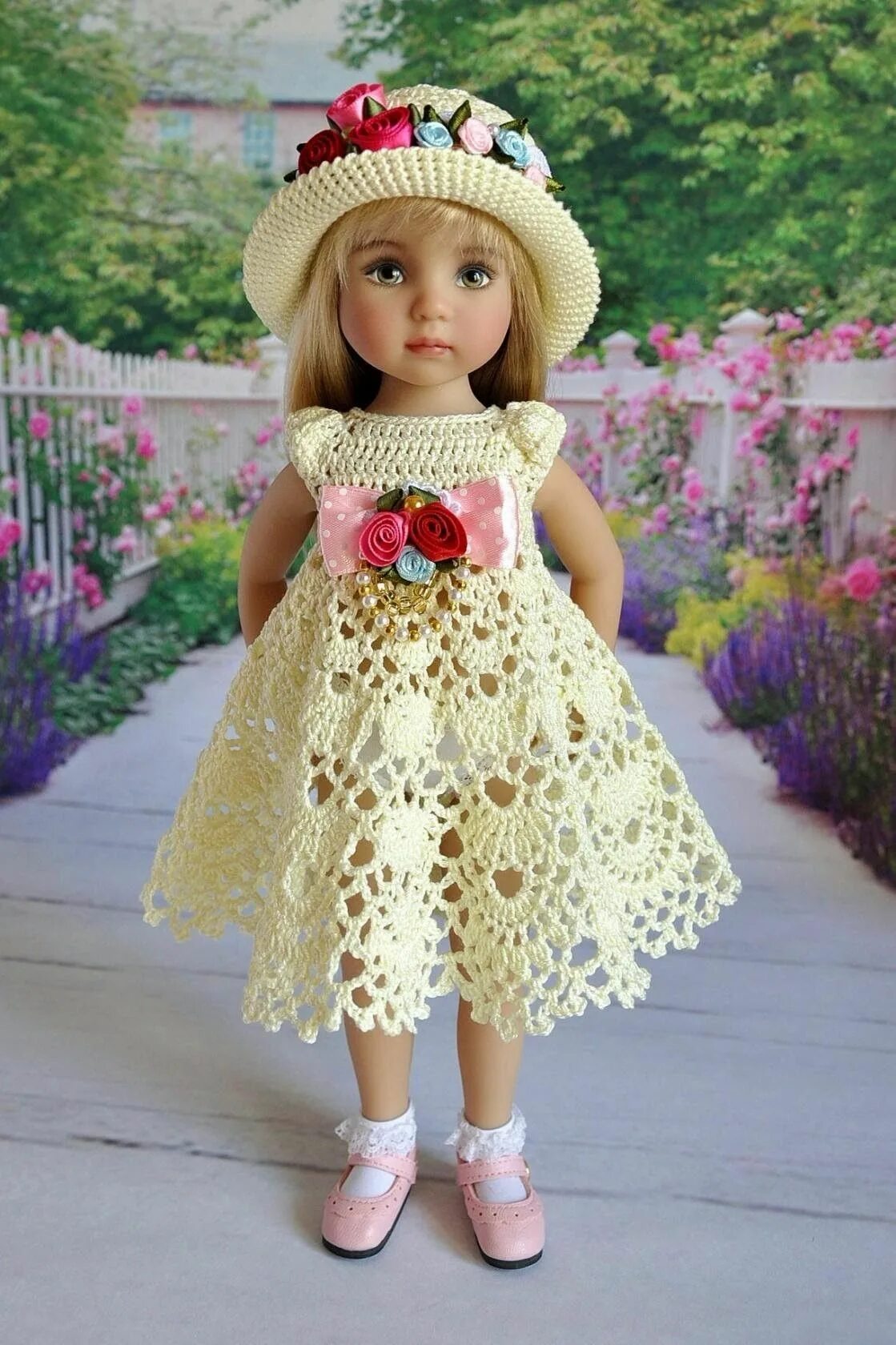 Куклы дианы эффнер бохо. Морской сарафан оксаны лифенко. Кукольное вязание. Вязаная одежда для кукол. Вязаная одежда для кукол.