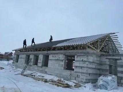 Делаем крышу зимой