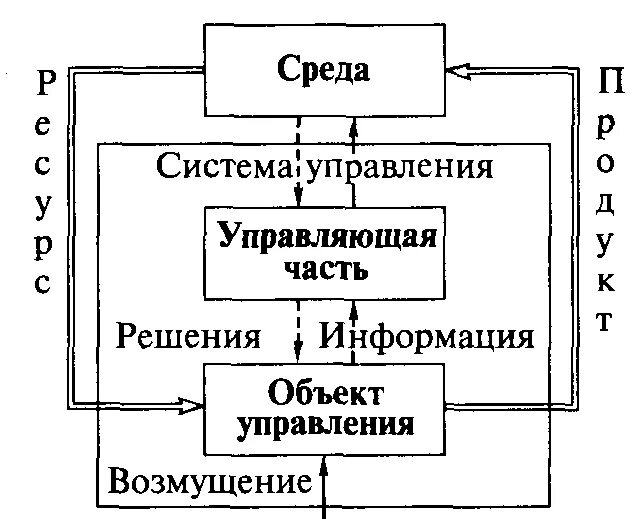 Динамическая система и среда. Система управления управляющая и управляемая. структура управляемой системы. структура системы управления объектом. структура механизма управления объектом.