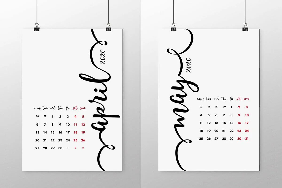 Dribbble - 2015_calendar_mockup_WP.png by Gopi Krishna