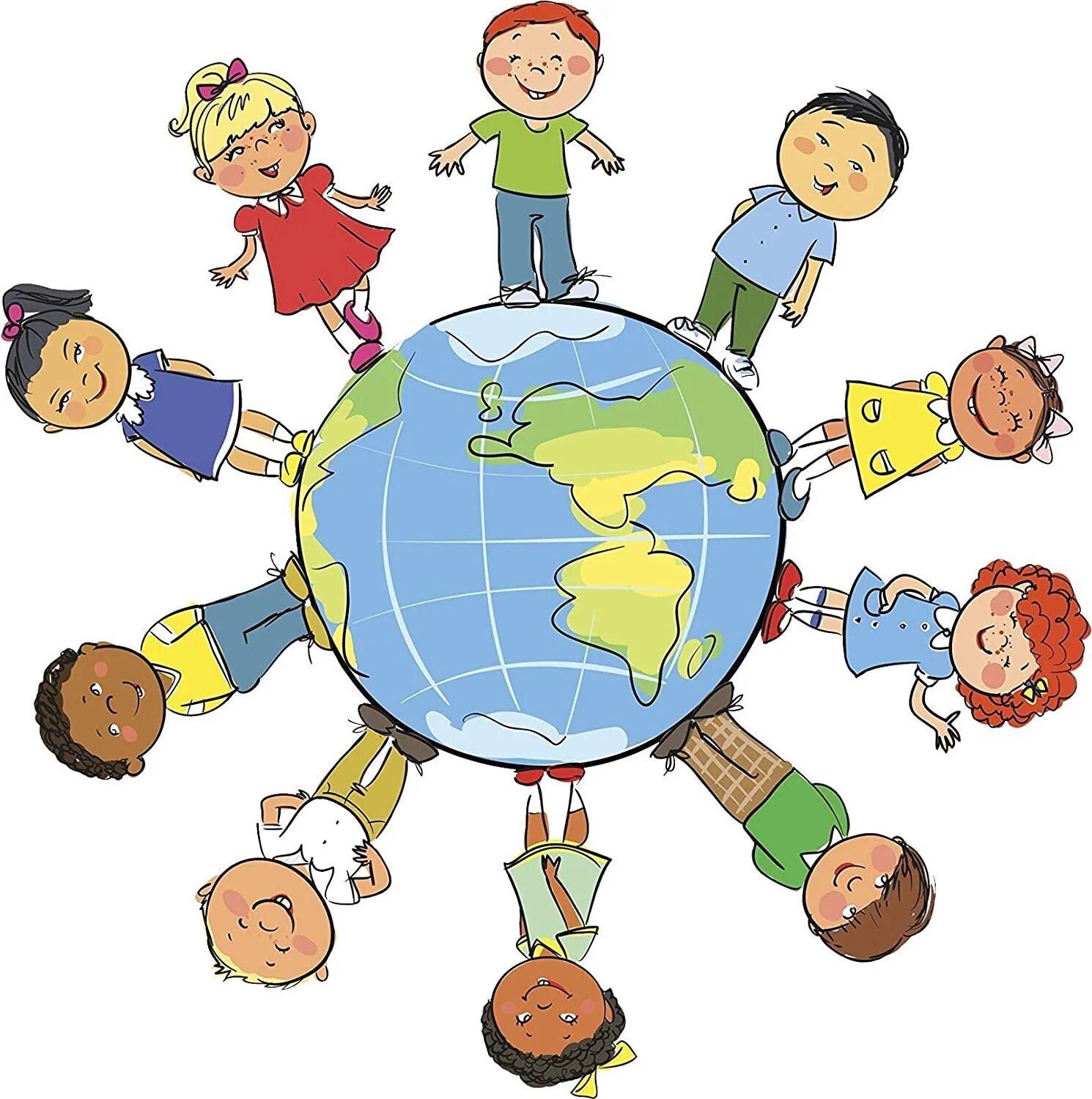 Дети вокруг глобуса. Рисунок глобуса земли для детей. Человечек на земном шаре. Дети вокруг планеты земля.
