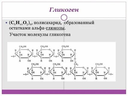Мономер гликогена