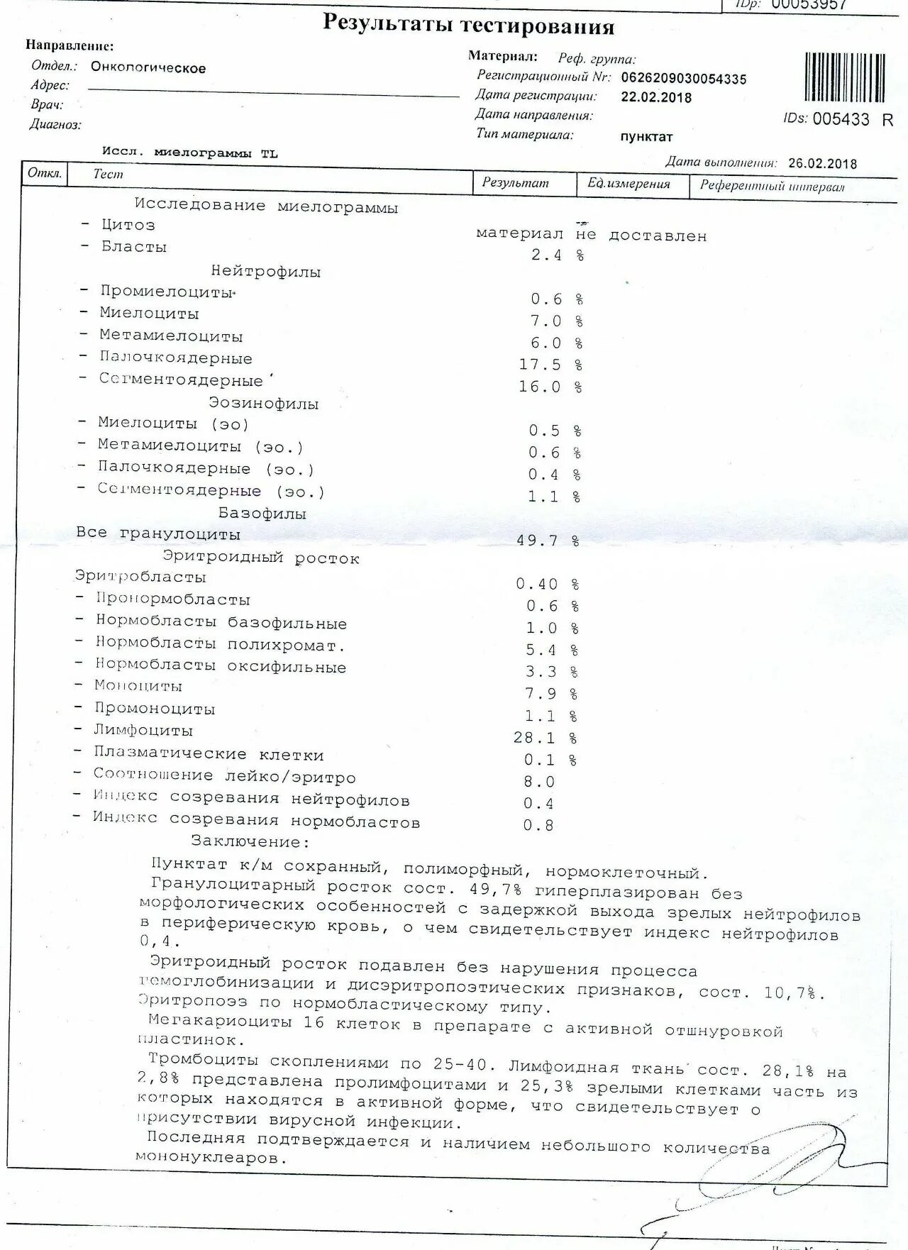 Расшифровка миелограммы костного мозга. Исследование костного мозга миелограмма. Миелограмма у детей норма таблица. Заключение пункции костного мозга.