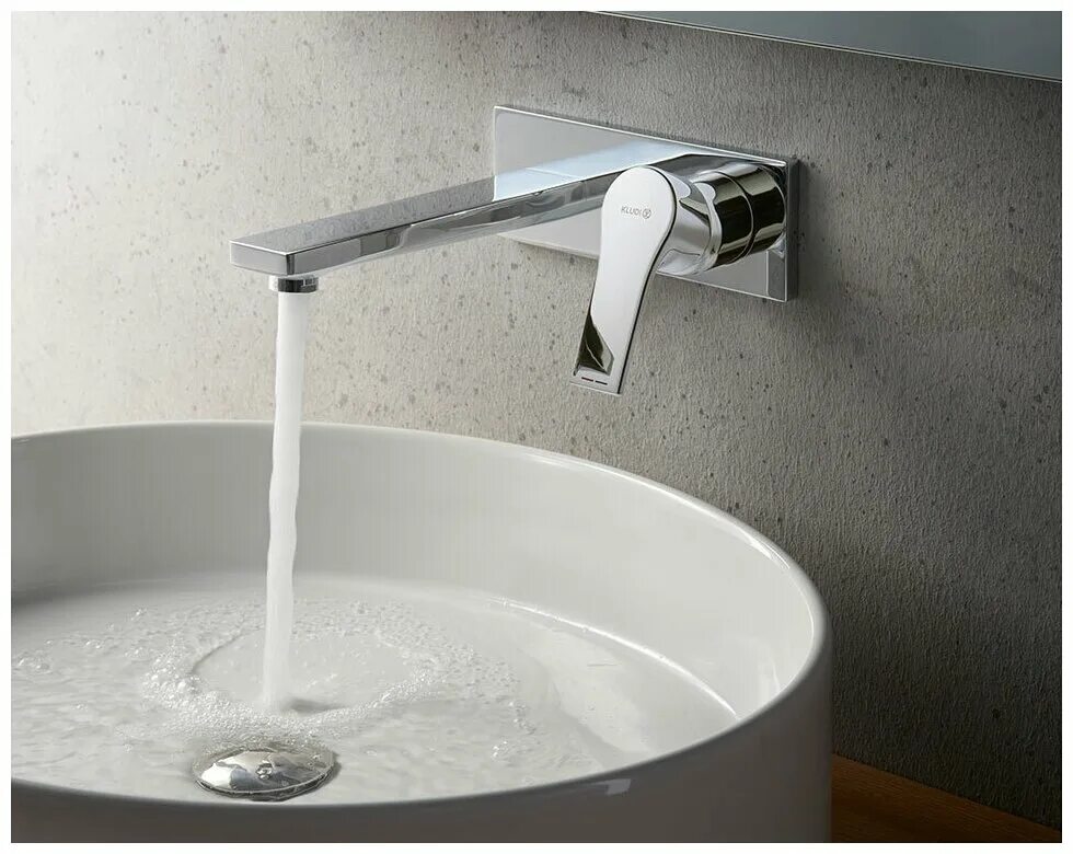 Kludi bozz 382450576. грое смеситель для раковины встраиваемый. смесители grohe plus 29306003. встроенный кран для раковины. 3850205 кран электронный zenta встраиваемый.