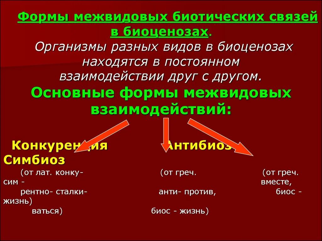 Формы биотических отношений. Формы межвидовых связей. Формы межвидовых взаимоотношений в Биоц. Межвидовые биотические связи в биоценозах.