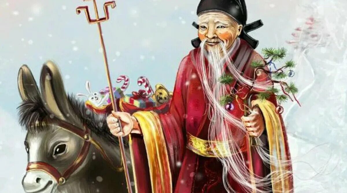 Как будет дед по китайски. Китайский дед Мороз Дун че Лао РЕН. Шань дань Лаожен (Китай). Шань дань Лаожен дед Мороз. Шань дань Лаожен китайский дед Мороз.