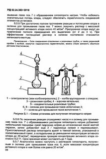 Реакция раствора гипохлорита натрия