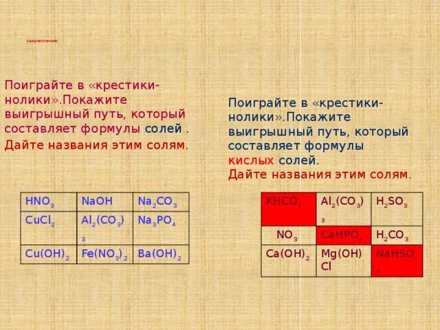 5 которого составляет y. Крестики нолики выигрышный путь. Поиграйте в крестики нолики покажите выигрышный. Формулы кислых солей выигрышный путь. Крестики нолики выигрышный путь составляют формулы оснований.