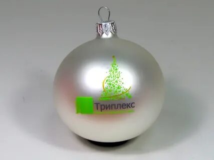 Новогодние шары с логотипом