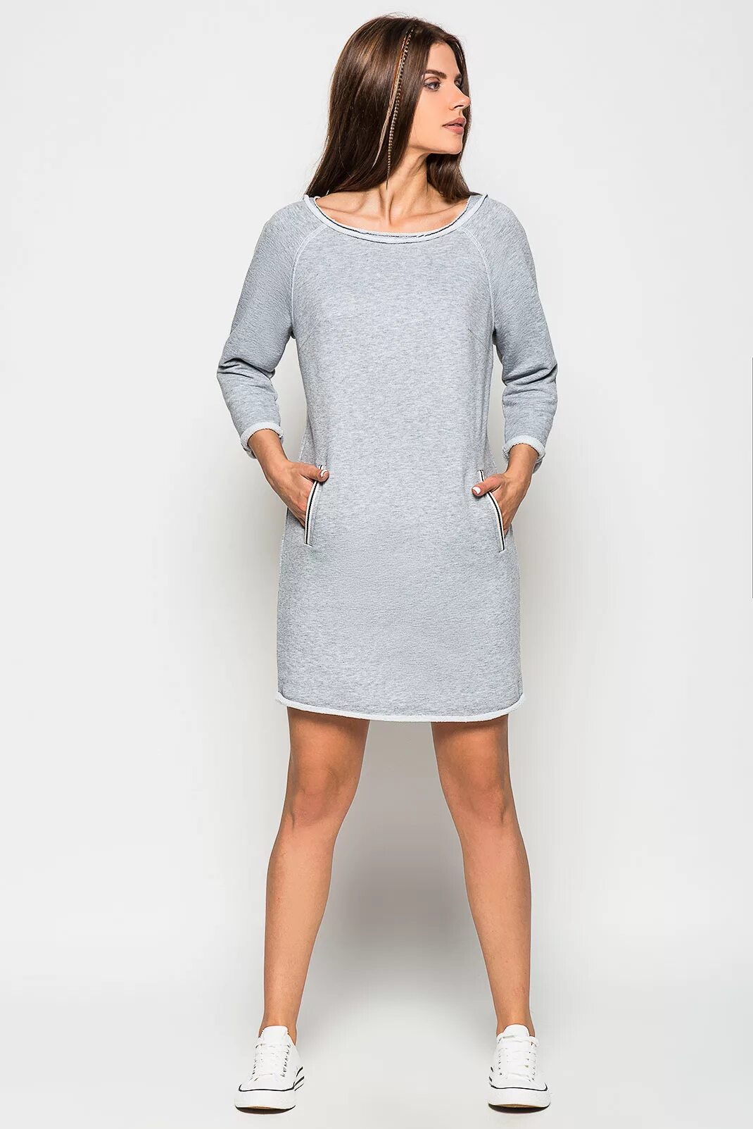 спортивное платье. туника из футера. фасоны из футера. платье из футера. платья из футера трехнитки.