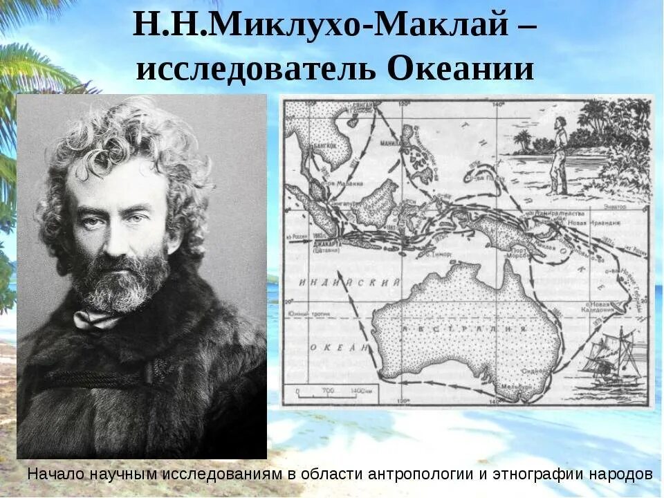 Что открыл миклуха миклухо маклай. Миклухо-маклай (1846-1888). николаем николаевичем миклухо-маклаем (1846—1888).. экспедиции н.н.миклухо-маклая,.