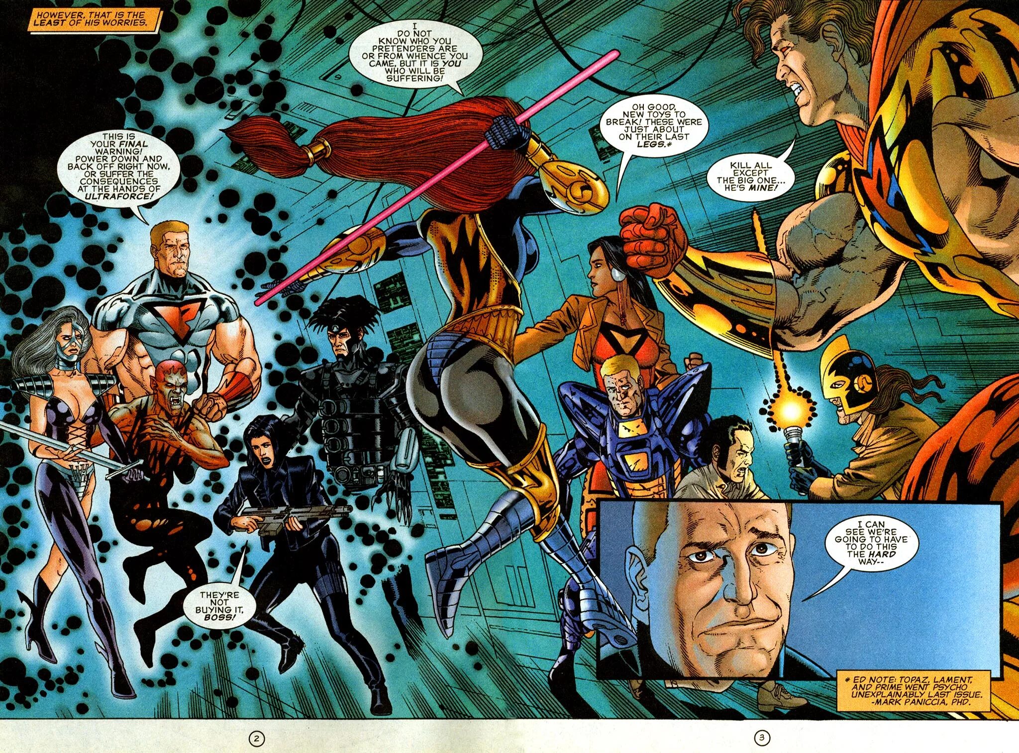 Команда суперсила Ultraforce. Ultraforce Comics. Issue 9