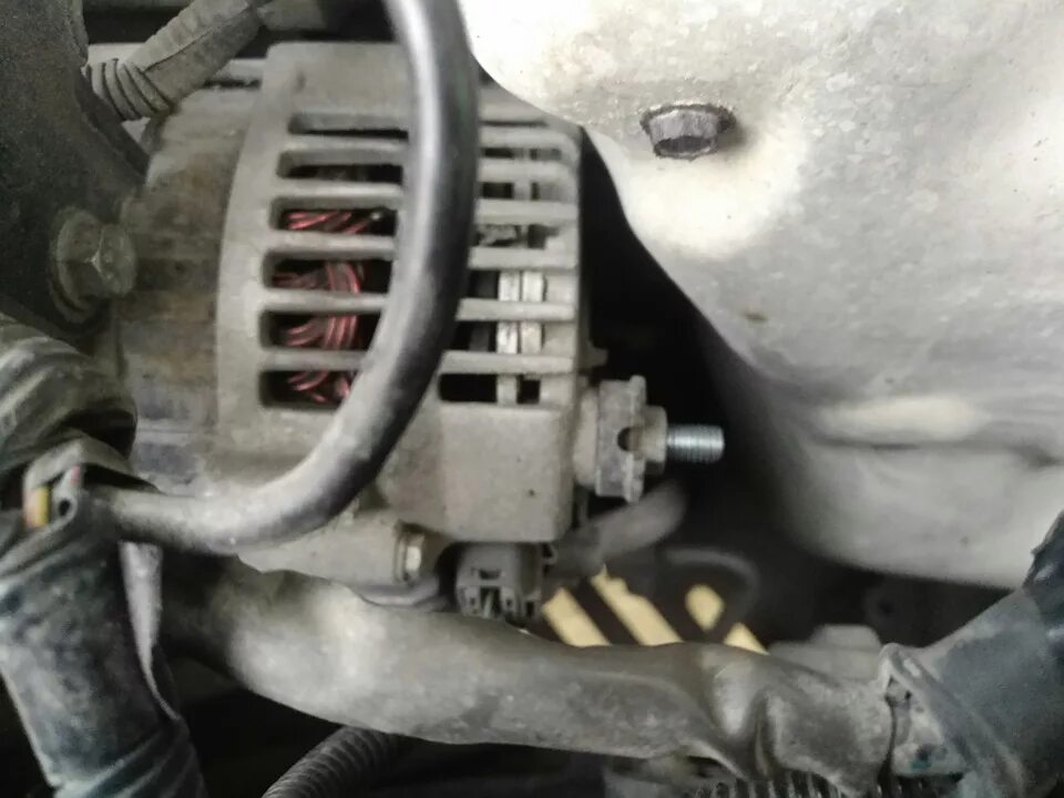 Замена генератора - Nissan Primera (P12), 1,8 л, 2007 года своими руками DRIVE2