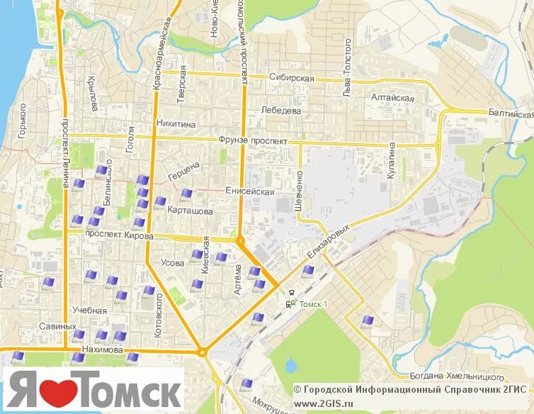 Томск 1 карта. Карта Октябрьского района Томска с улицами. Районы Томска на карте. Карта Кировского района города Томска. Карта города Томска по районам.