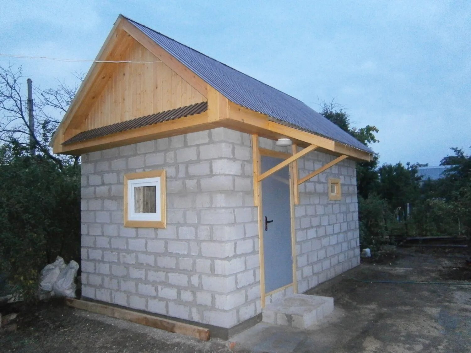 Проект дома ДП-09 (6х6), площадью 50м² из блока