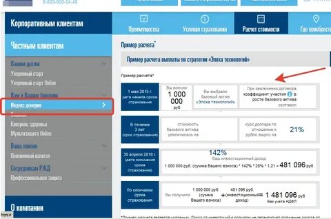 Программа индекс