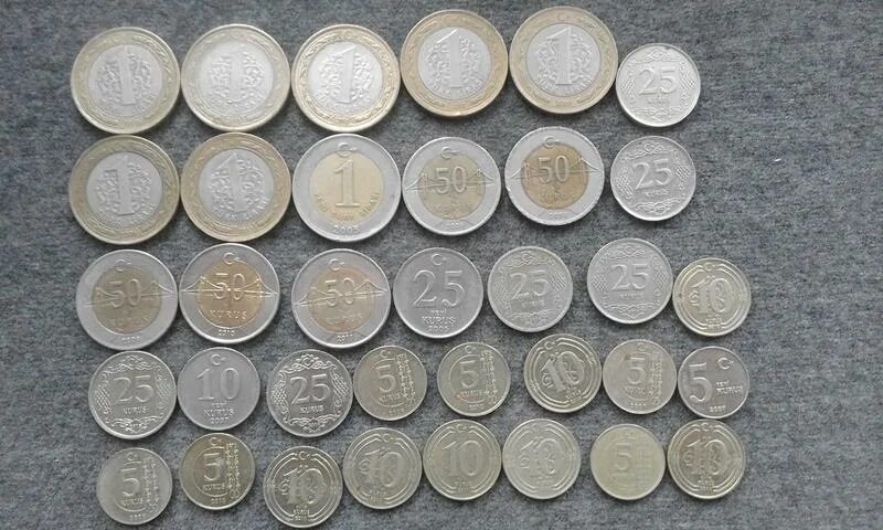 Tl kac ruble. Турецкие монеты 2022. Турецкая валюта монеты. Турецкие деньги.