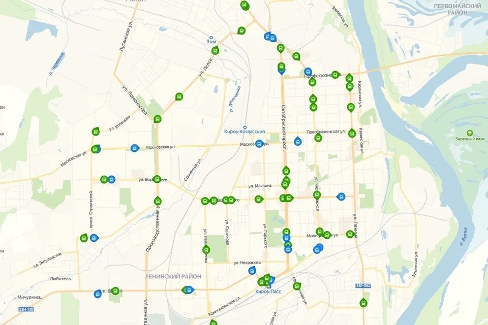Движение маршруток в реальном времени. Карта движения автобусов в реальном времени. Карта Кирова общественный транспорт. Карта дорожных знаков Кирова. Карта общественного транспорта в реальном времени.