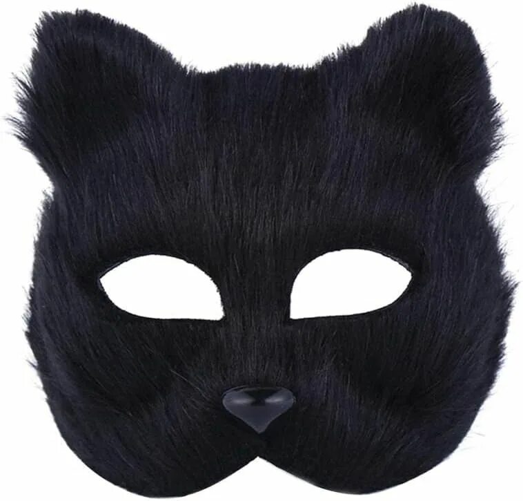 Где можно купить маску для квадробики. Кошачья маска. Новогодняя маска кота.