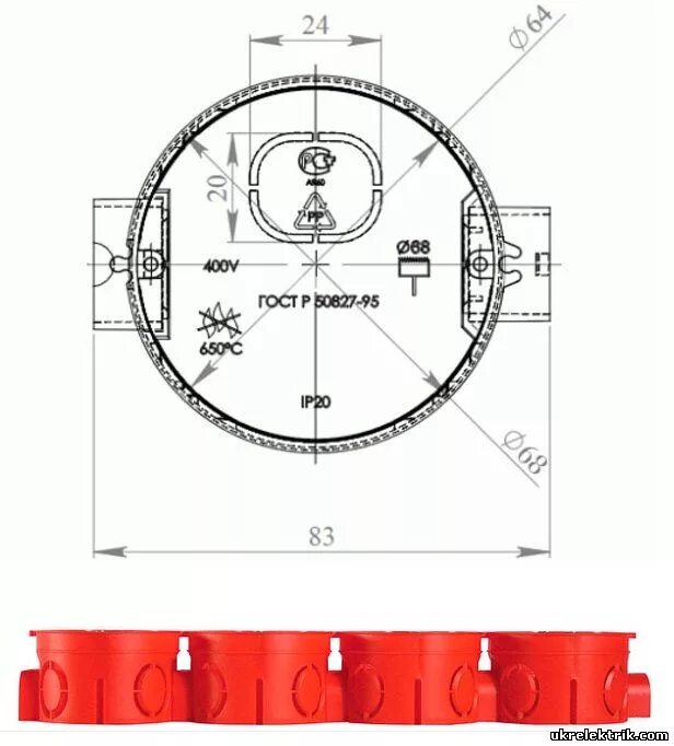 Какой диаметр розеток. Подрозетник Schneider под гипсокартон 68х45 мм чертеж. Диаметр подрозетников для бетона. Разметка под подрозетник 68 мм. Диаметр отверстия розетки 220.