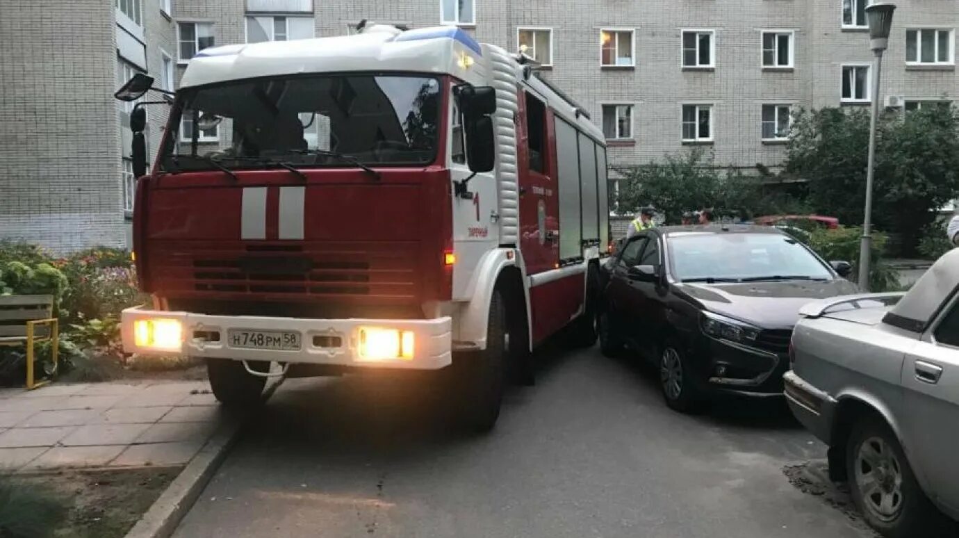 Проезд пожарной машины