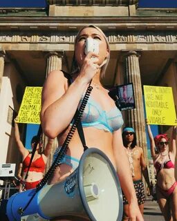 In the heart of Berlin, on September 21st, 2023, the third lingerie protest...