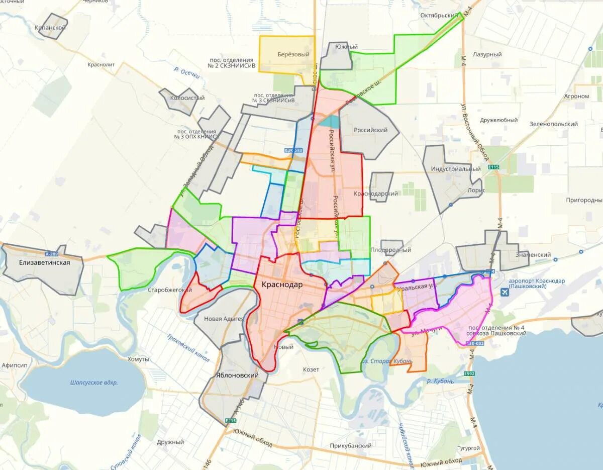 Карта краснодара. Районы города краснодара. Ближайшие районы краснодара. Микрорайоны краснодара на карте. Районы краснодара на карте.