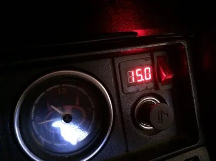 Установка вольтметра