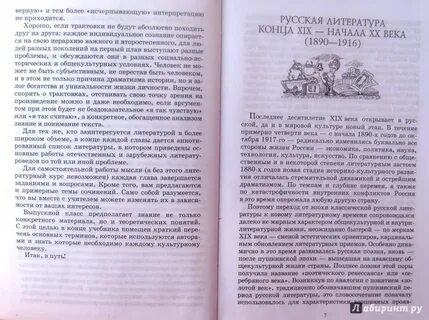 Литература начала 20 века 11 класс