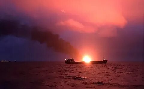 Горящие черное море