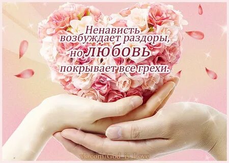 Любовь покрывает множество грехов