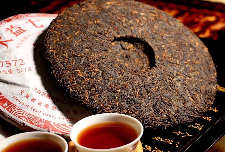 габба шен пуэр. китайский чай пуэр шу. какой пуэр. китайский чай прессованный. шу пуэр классический 100.