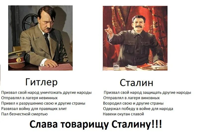 Почему сталин плохой. Сравнение Сталина и Гитлера. Гитлер и Сталин сравнение. Гитлер и Сталин сходства и различия. Приколы про Гитлера и Сталина.