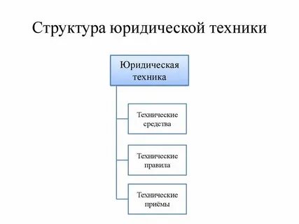Элементы юридической техники