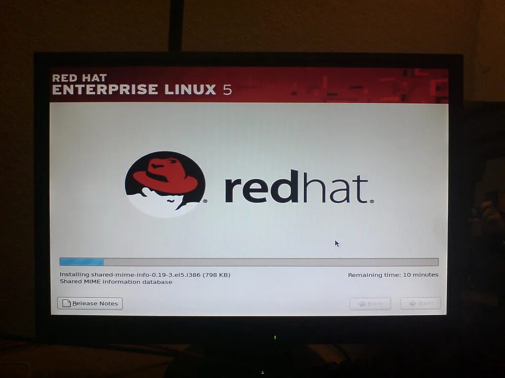 Установка red hat