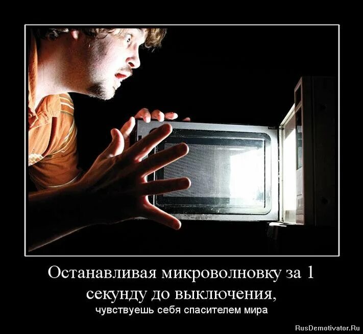 Через секунду выключи. Демотиваторы про микроволновку. микроволновка прикол. приколы про микроволновку. остановись на секунду.