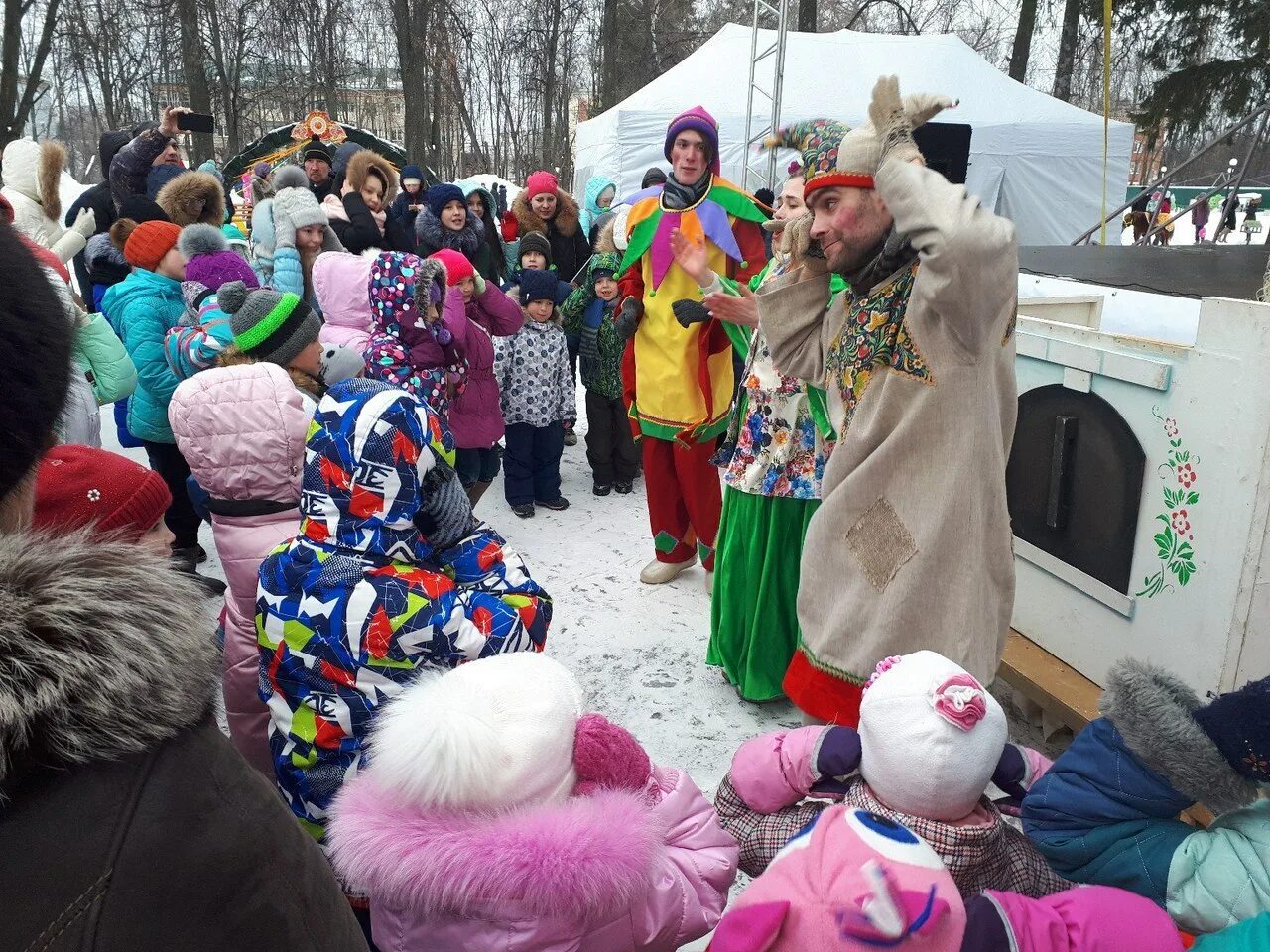 Бирюлевский дендропарк масленица