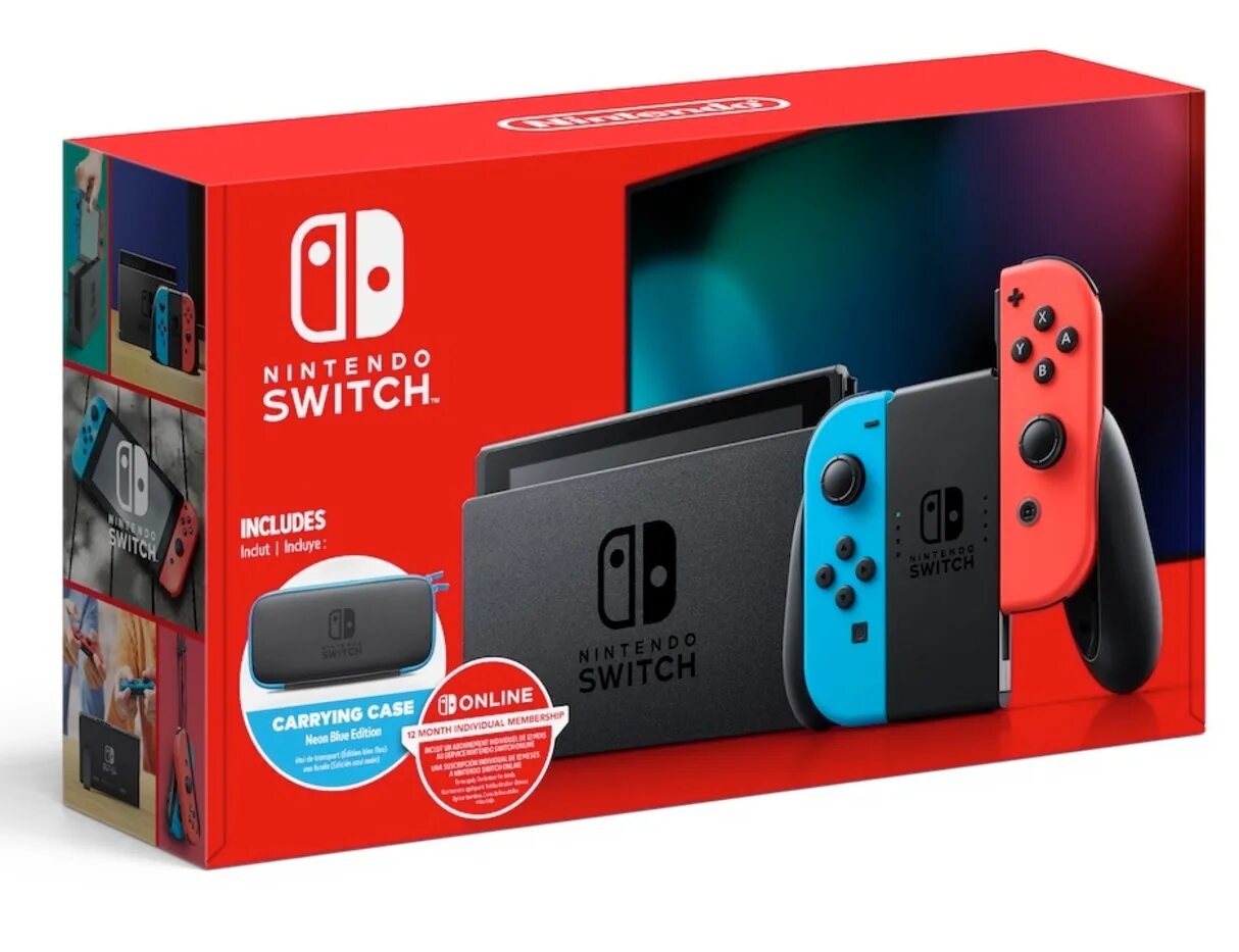 Nintendo switch neon. Nintendo Switch 32 GB. Комплектация Нинтендо свич с коробки. Joy-con Nintendo Switch Box. Нинтендо свитч характеристики.