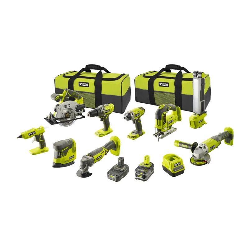 Ryobi one купить. Набор аккумуляторного электроинструмента Ryobi r18ck9-252s. Набор инструмента Ryobi one+ r18ck9-252s. Набор аккумуляторного инструмента Ryobi r18ck9. Набор аккумуляторного электроинструмента, Кол-во: 2 шт. Ryobi r18ddid-220s.