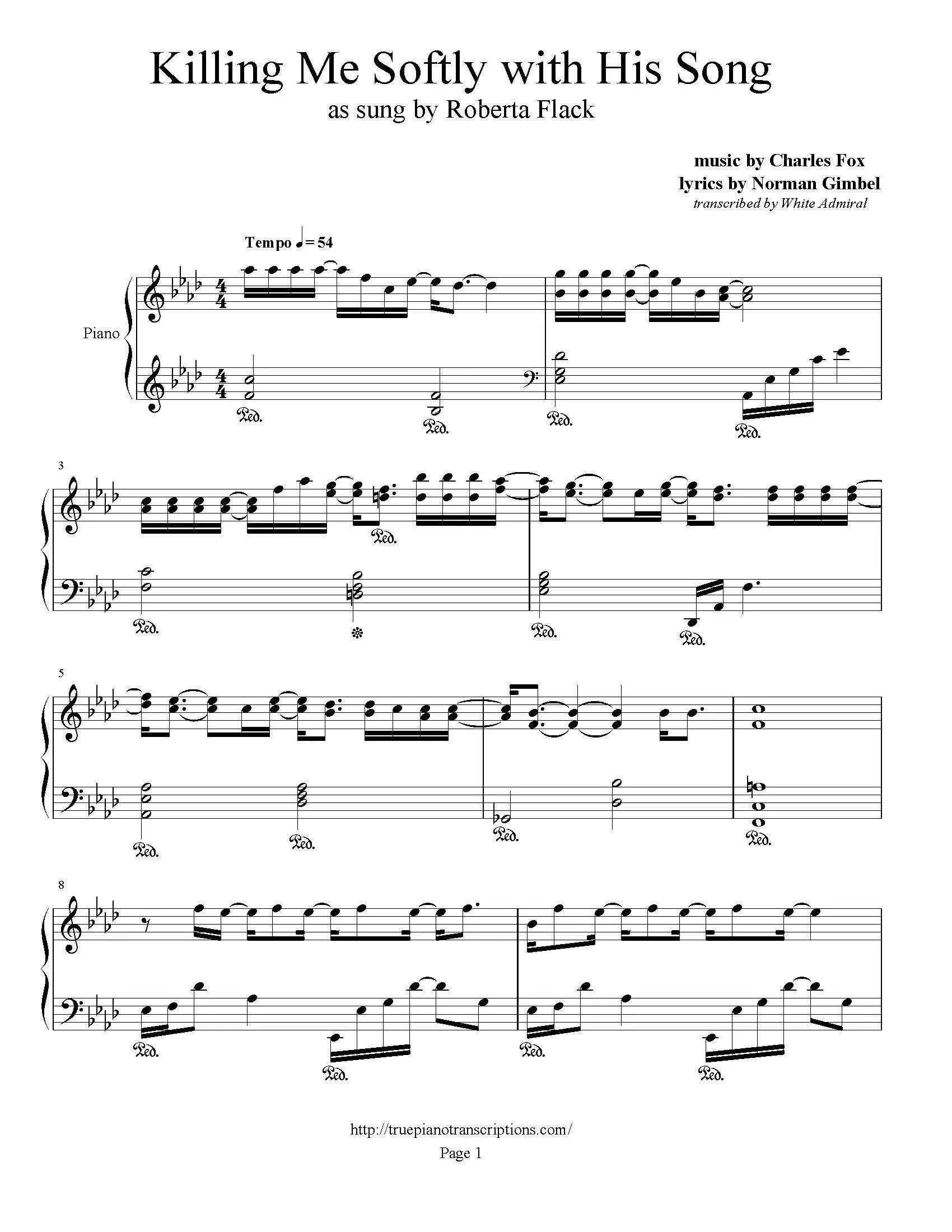 Killed me softly with his song. Killing me Softly на пианино. Roberta Flack Killing me Softly Ноты для фортепиано. Killing me Softly Ноты для фортепиано. Ноты Killing me Softly пианино.