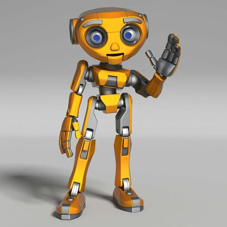 Robots cartoon. Robot 3d Max. Модель робота. Робот персонаж. Робот 3d.