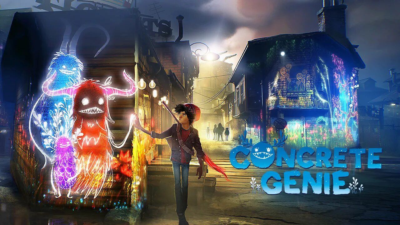 Concrete Genie ps4. Concrete Genie logo. Игра Concentrate Genie. Concrete genie