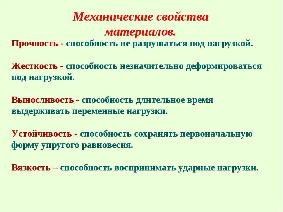 Прочность структуры