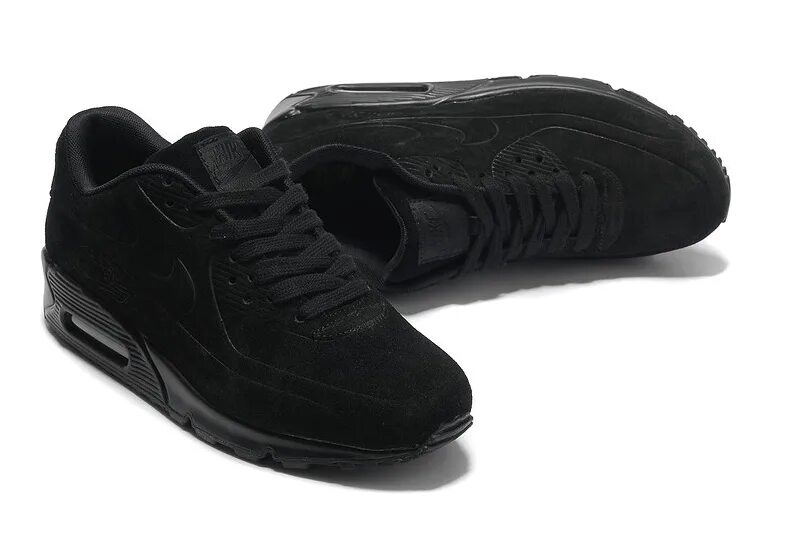 Озон черные кроссовки. Nike Air Max 90 VT Black. Nike Air Max 90 Black замша мужские. Nike Air Max замшевые черные мужские. Кроссовки найк Эйр Макс 90 мужские черные замша.