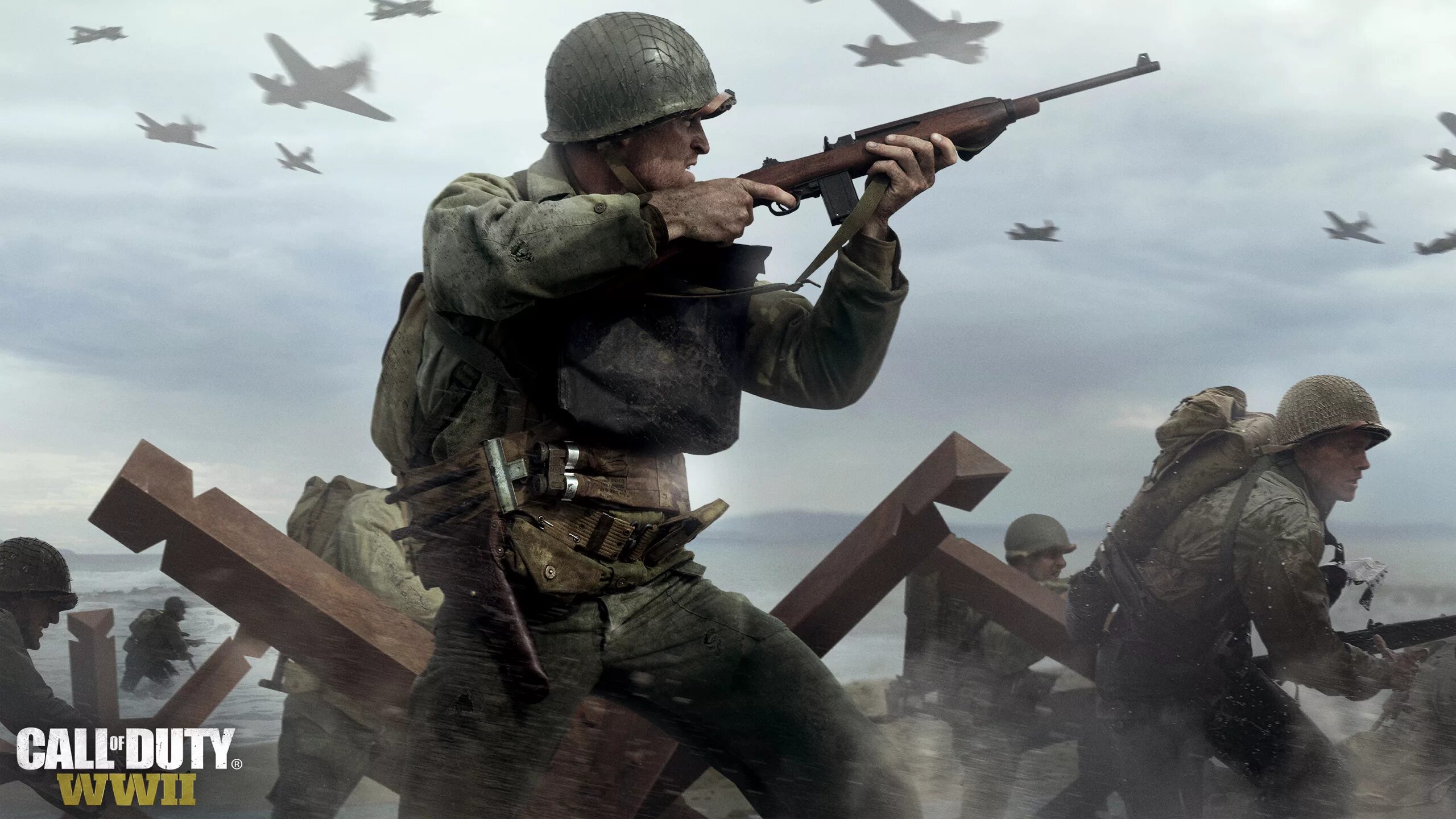 Call of Duty: WWII. Call of Duty ww2 Рейн. Call of Duty ww2 солдаты.